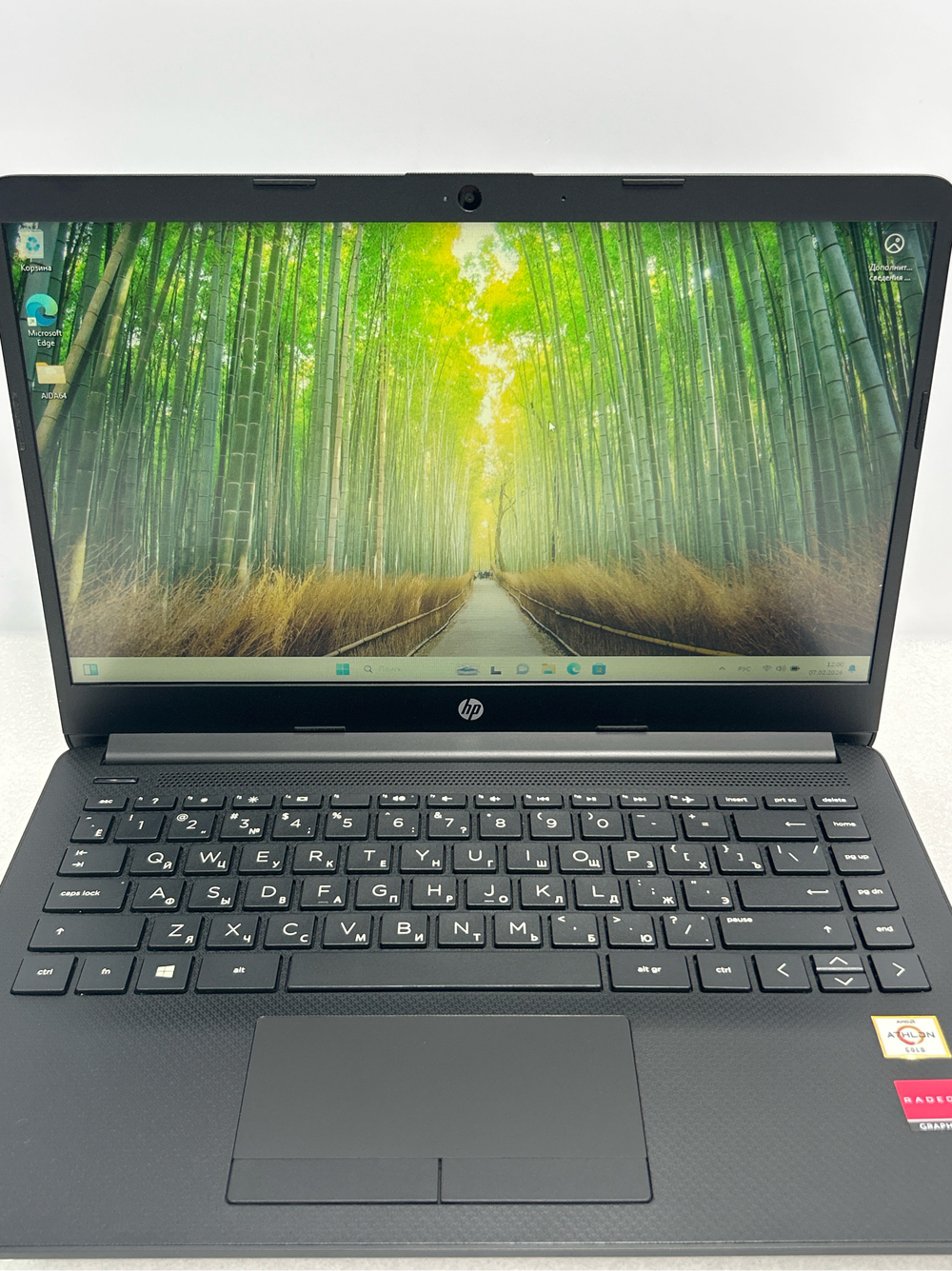 Ноутбук HP 14-dk1014ur (22M70EA) 14"/AMD Athlon Gold 3150U/RAM 4 GB/SSD 256 GB/AMD Radeon 530/1366x768/TN/Windows 10/Подсветка кл-ры: нет/черный. Состояние: B2