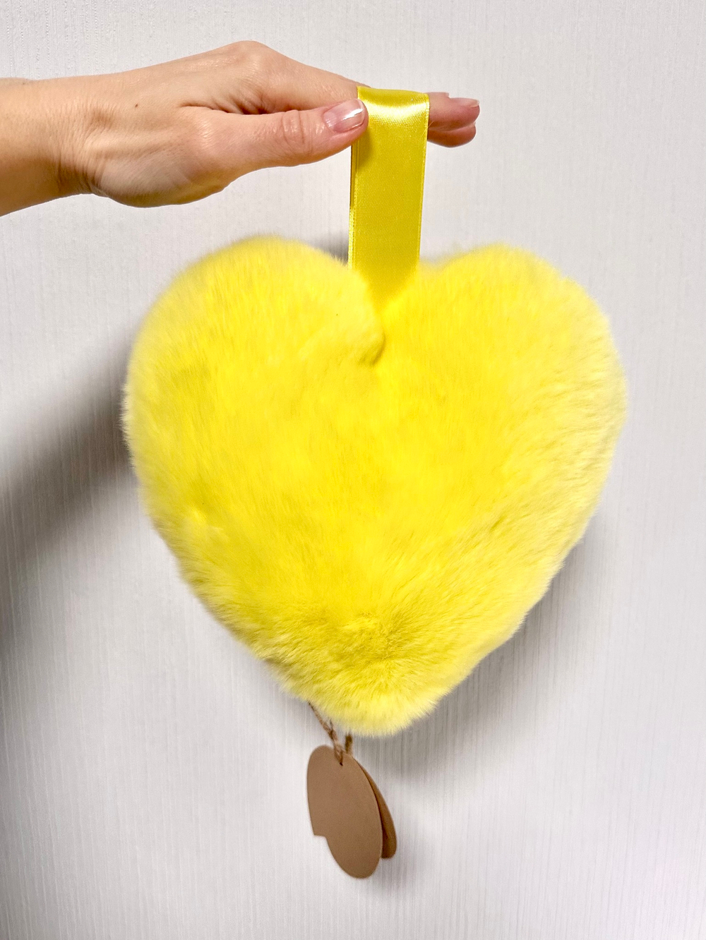 Сердце большое 18 см (желтое)