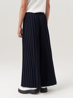 Школьные широкие брюки для девочки AT726-2 синий