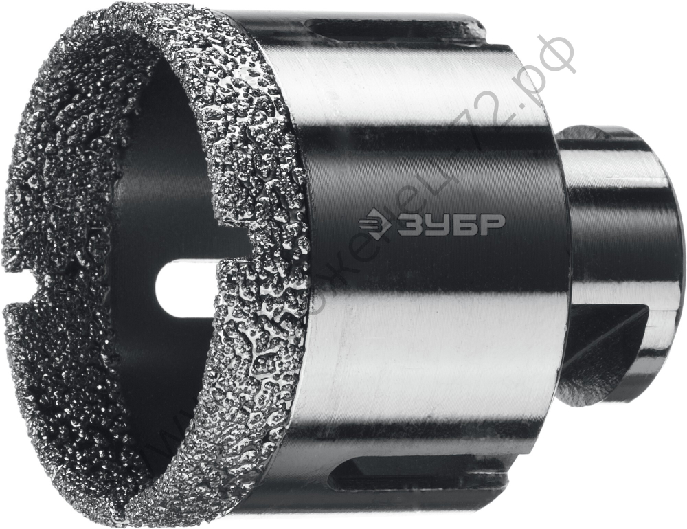 ЗУБР АВК d 55 мм (М14, 15 мм кромка), Вакуумная алмазная коронка, Профессионал (29865-55)