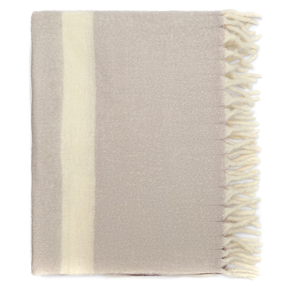 Плед мохеровый Over Horizon цвета марсала из коллекции Trendy Ruffles, 130х180 см