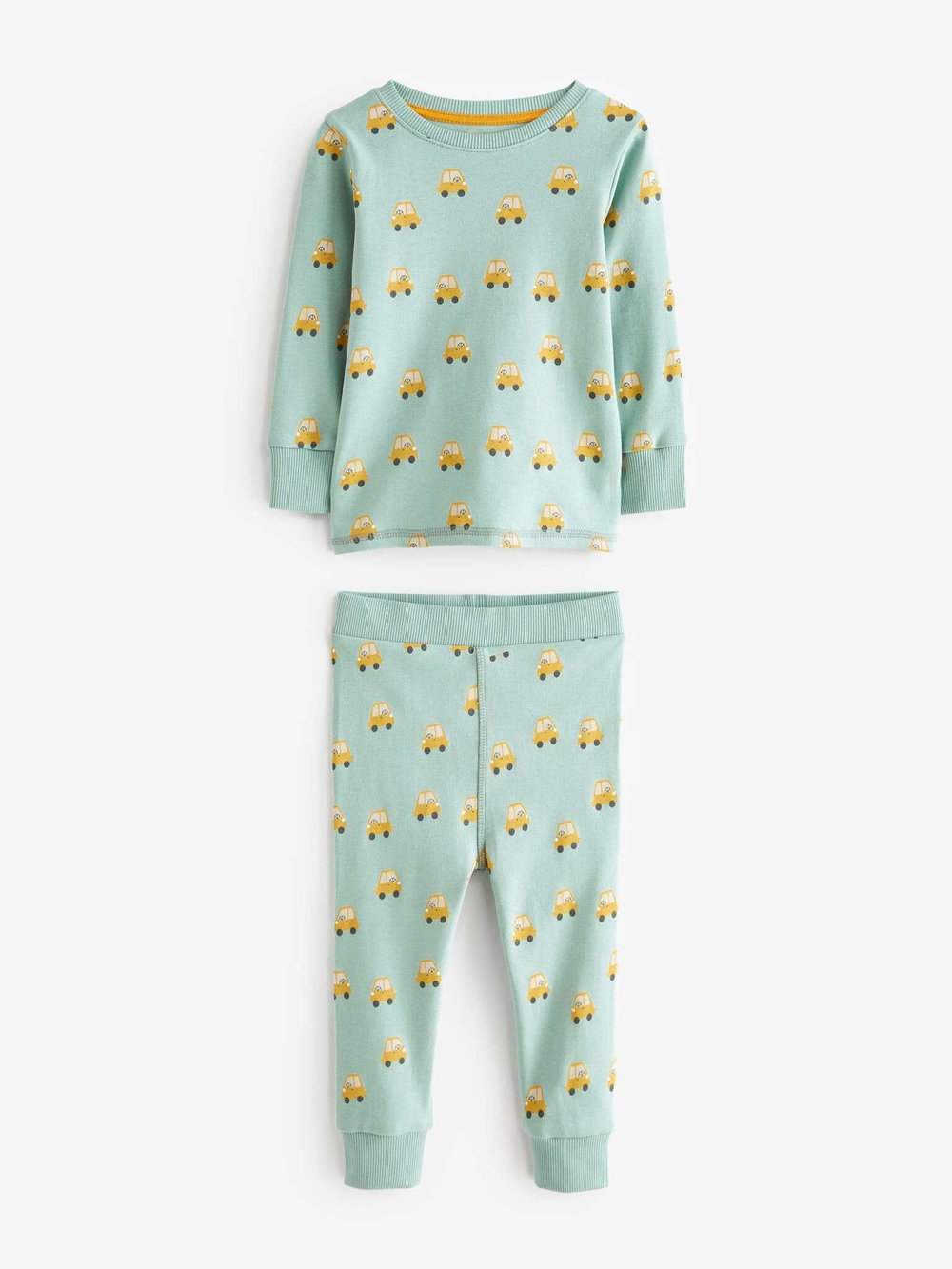 Пижама для мальчика Next 228-163, 3 шт., Синий, Молочный, Мятный