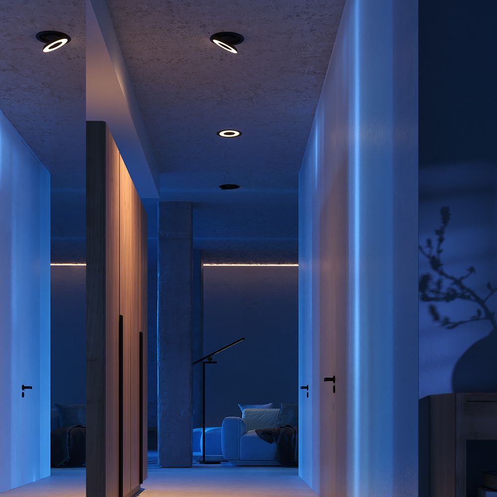 Светильник встраиваемый светодиодный Maytoni Vector DL102-12W3K-B