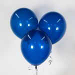 Шар (12''/30 см) Темно-синий, пастель ретро, 100 шт.