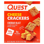 Quest Nutrition, Сырные крекеры, чеддер, 4 пакетика по 30 г (1,06 унции)