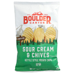 Boulder Canyon, картофельные чипсы, со вкусом сливок и чеснока, 184,3 г (6,5 унции)