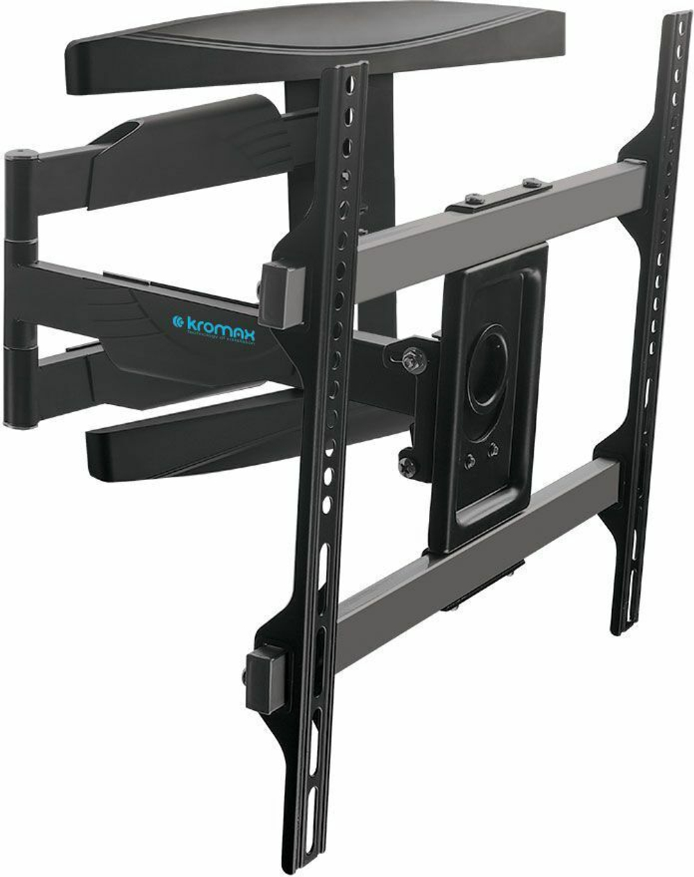 Кронштейн для телевизора Kromax ATLANTIS-60 черный 26"-65" макс.40кг настенный поворотно-выдвижной и наклонный (28015)