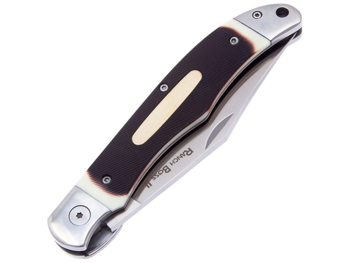 Нож складной Cold Steel Ranch Boss II сталь SK-5 рукоять PVC (CS-20NPM1)
