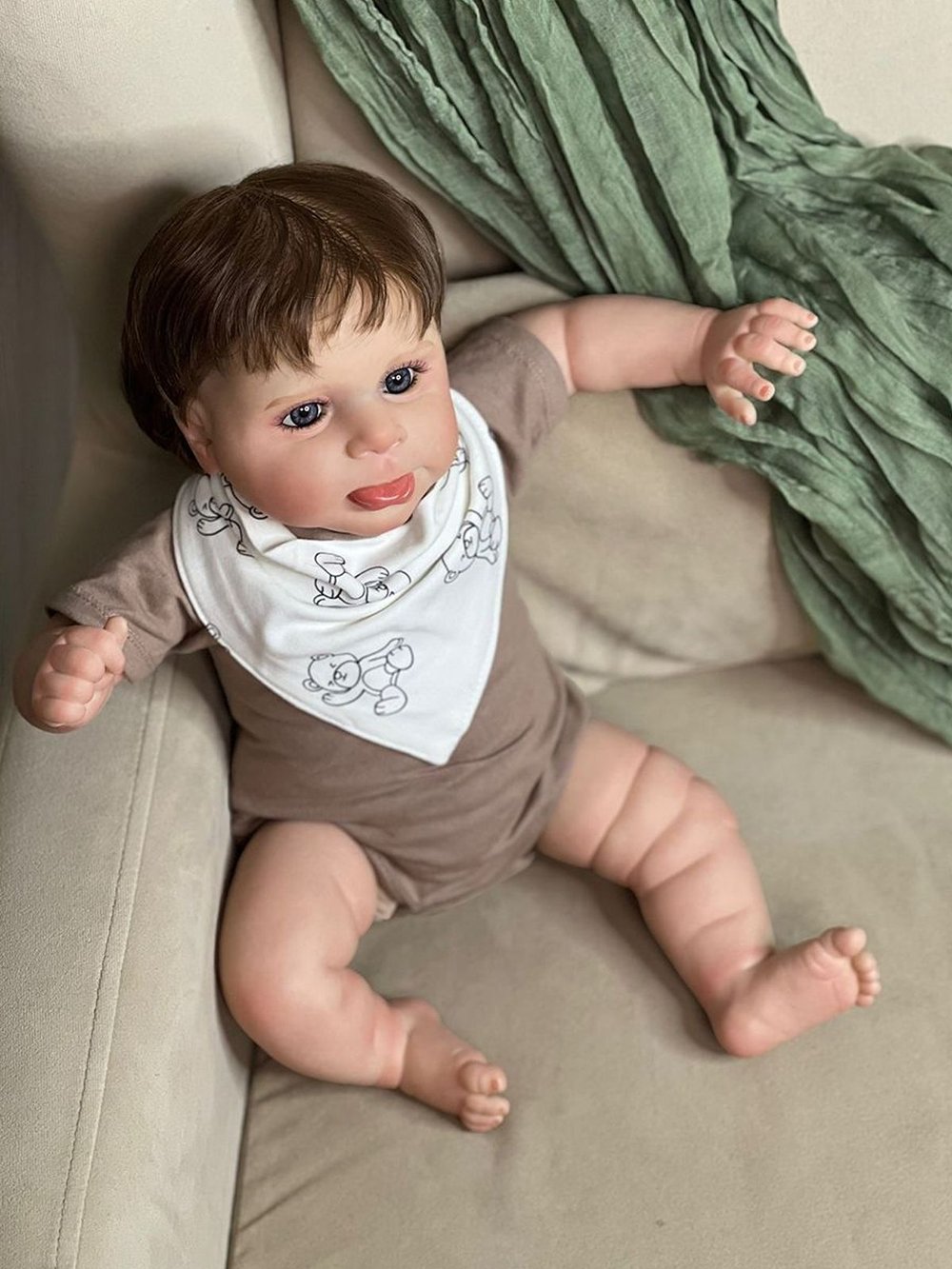 Кукла Реборн мягконабивная 50см в пакете (FA-840)