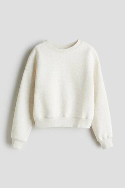 H&M Толстовка с круглым вырезом, кремовый