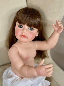 Кукла Реборн виниловая 55см без одежды (FA-038W)