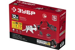 Сабельная пила ЗУБР 12В, 2 АКБ 2Ач, в коробке СПЛ-125-22