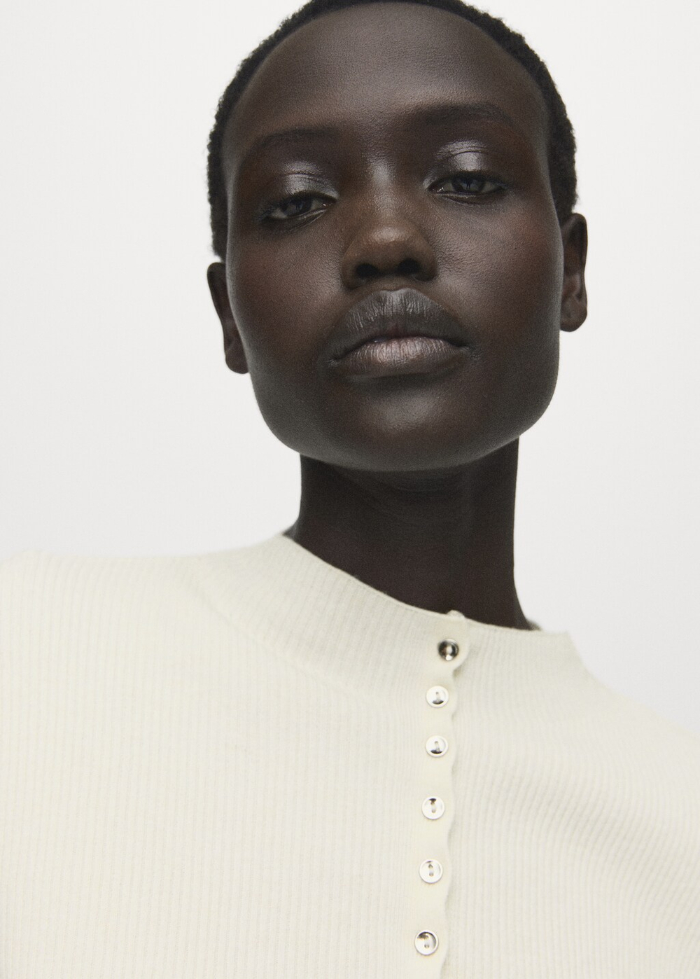 Кардиган из тонкого трикотажа в рубчик