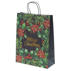 GAEM Пакет подарочный (бумага 210г/м2, блок 12шт), L18 W10 H23 см, 4в.