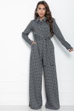 Комбинезон Марни (черно-белый) К10934 LT Collection