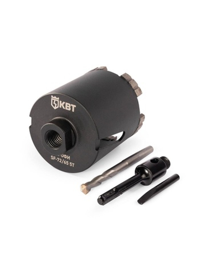 Коронка SF-72/65 5T с адаптером SDS-Plus ПРОФИ КВТ 102561