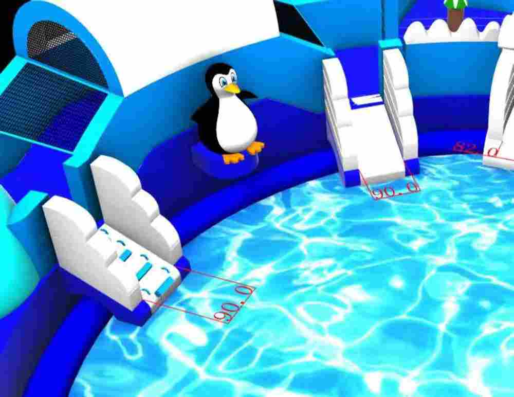 Наземный аквапарк «Морское царство» 21×20×6 м