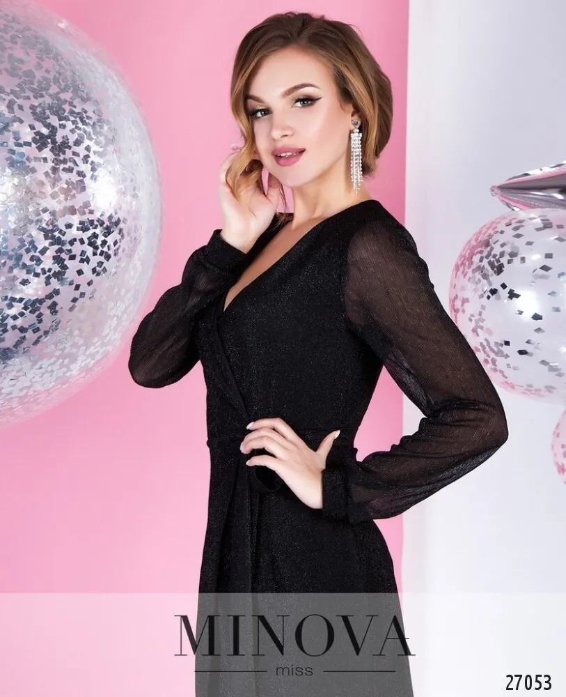 Платье 1120-черный Minova