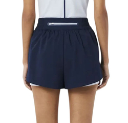 Женские теннисные шорты Lacoste Ultra Dry Tennis - navy blue/phoenix blue