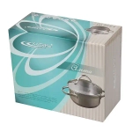 Кастрюля из нержавеющей стали 3,2л «АЛЬТА» КТ-SET-005-30