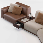 3-х местный нераскладной угловой диван KYOTO KO-15