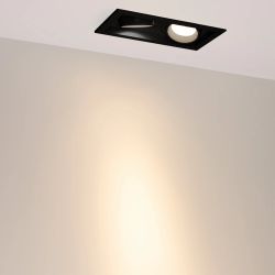 Светильник MS-VORTEX-BUILT-S210x117-2x20W Warm3000 (BK-BK, 20 deg, 230V) (Arlight, IP20 Металл, 5 лет) 058442