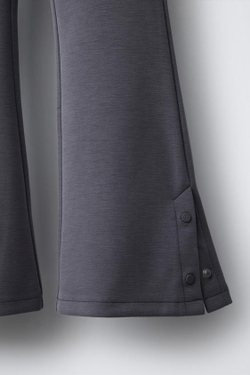 ZARA ЛЕГИНСЫ FLARE С КНОПКАМИ, СЕРЫЙ