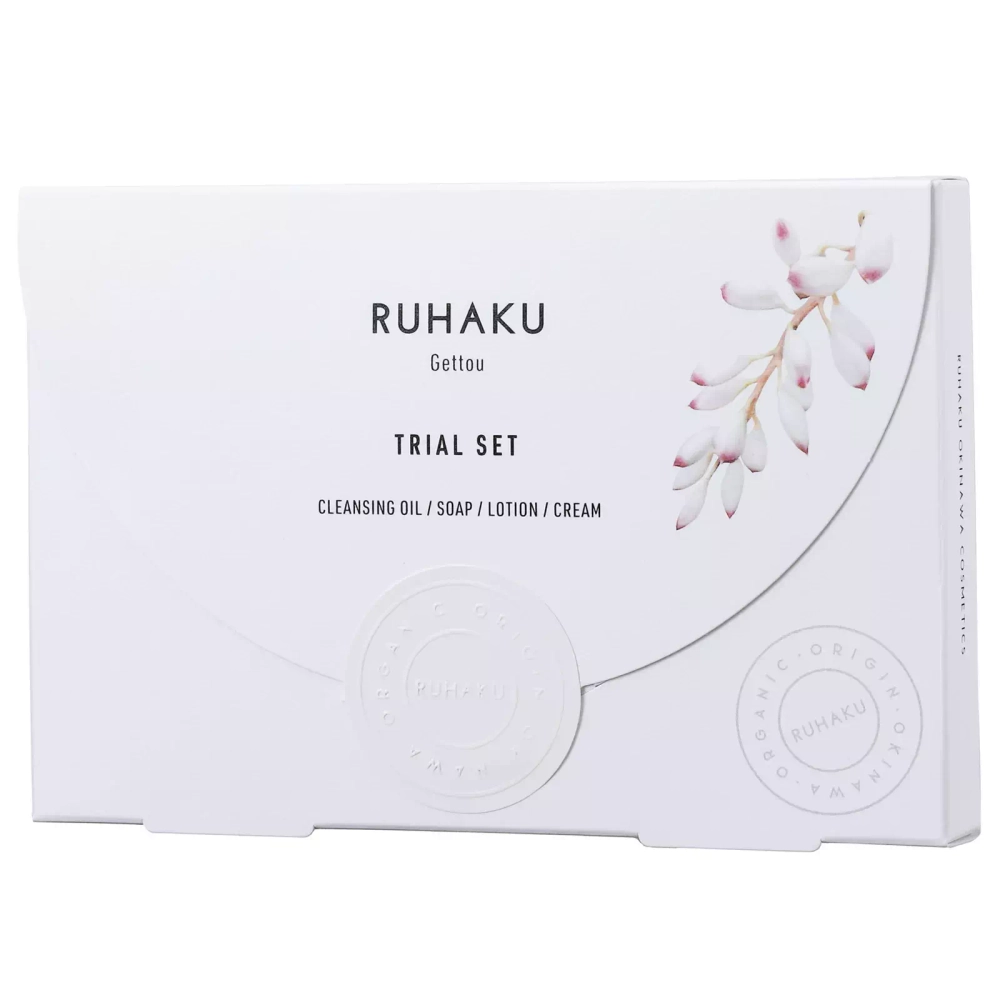 Ruhaku Пробный сет уходовой косметики для лица Рухаку- Trial Set S, 4 продукта
