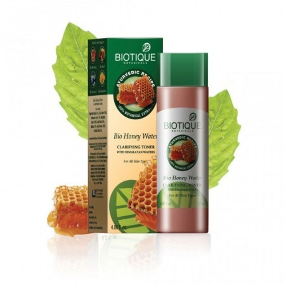 Тонизирующий лосьон для лица Biotique Bio honey water, 120 мл