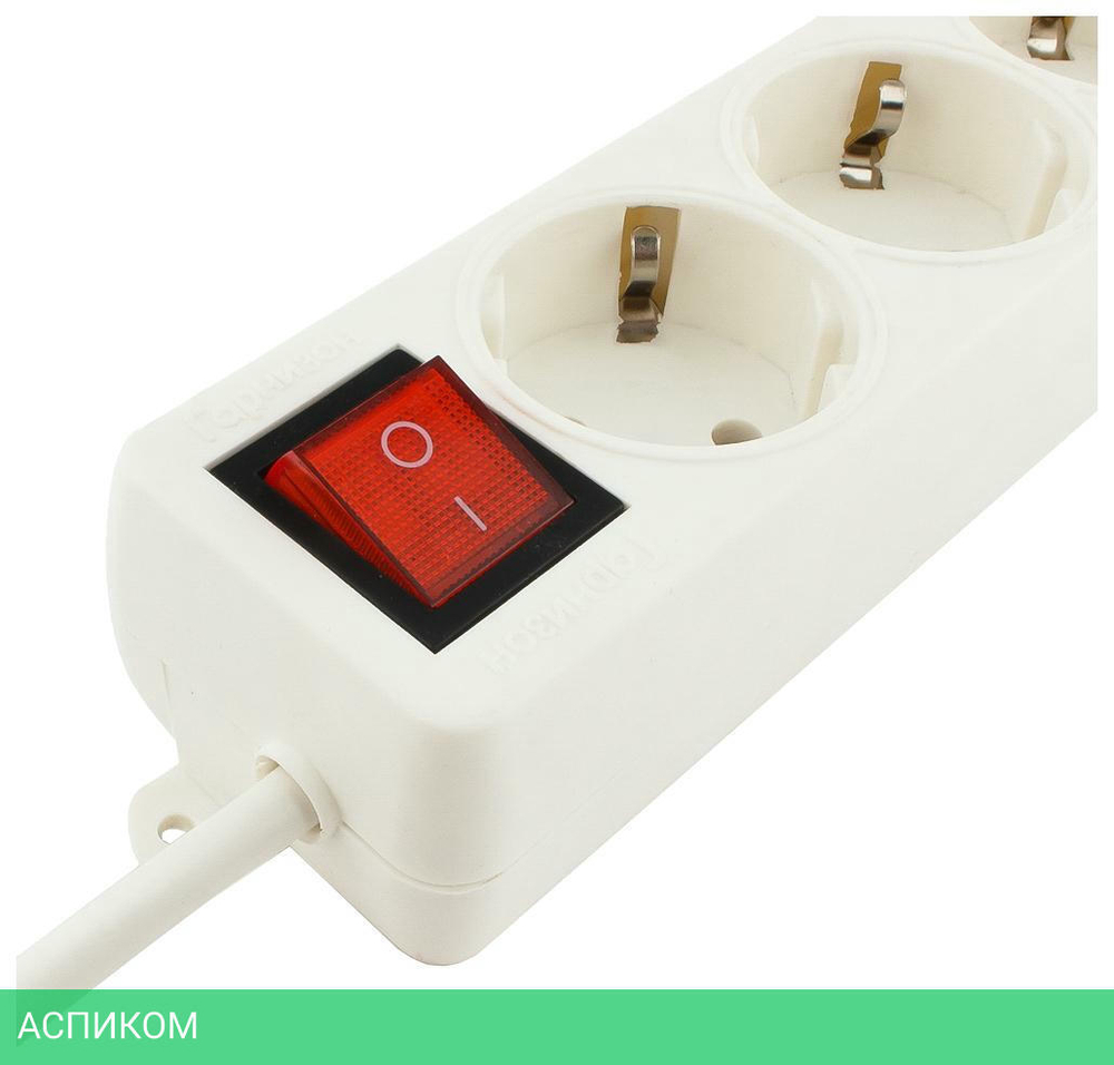 Сетевой фильтр Гарнизон ELB-G3-W-5 белый