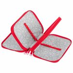 Пенал ПИФАГОР, 3 отделения, ламинированный картон, 19х11 см, "Red road", 273490