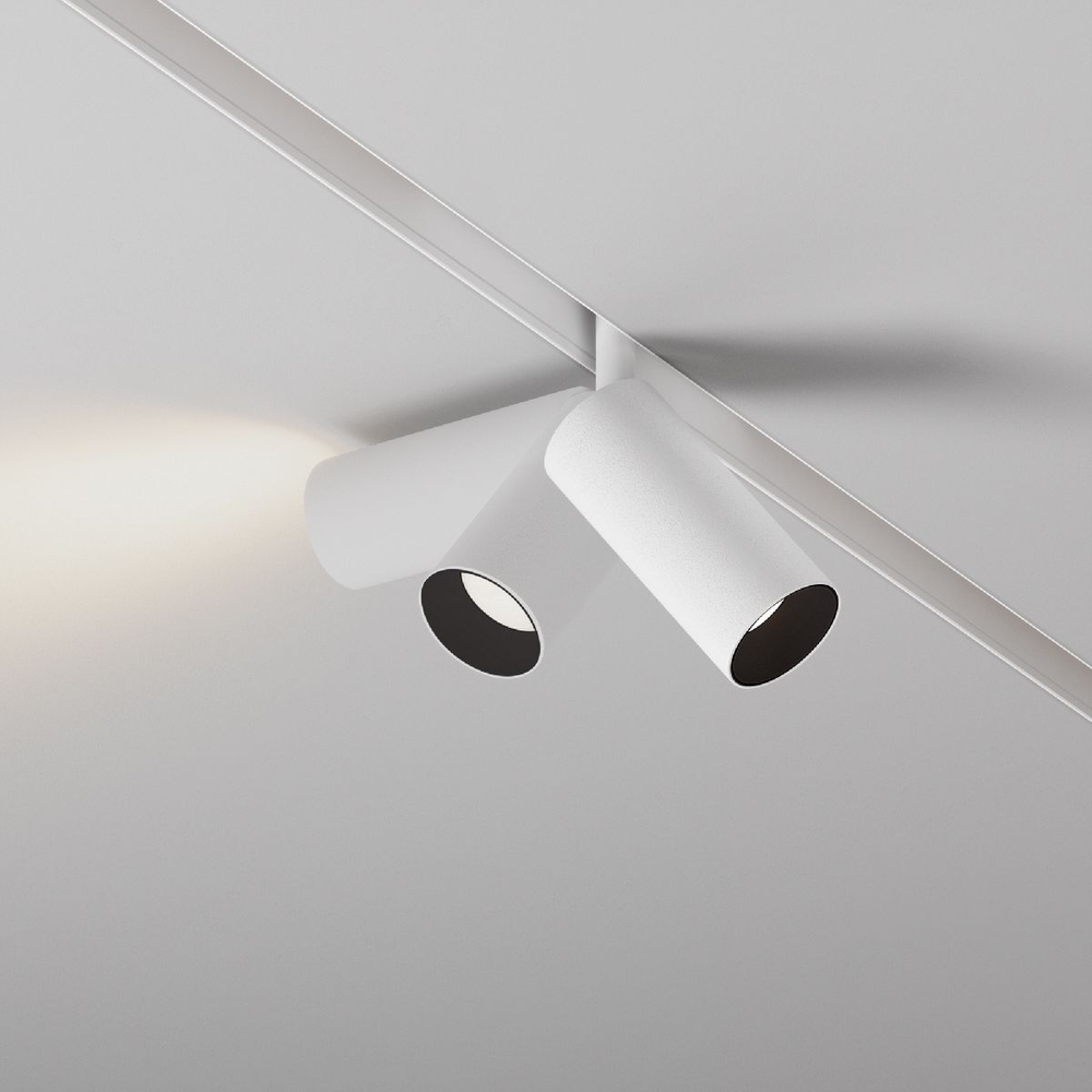 Трековый магнитный светильник Maytoni Focus LED TR032-4-5W3K-S-DS-W