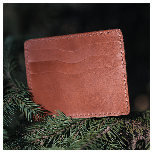 Кожаный картхолдер «Филин»