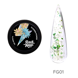 Гель RockNail Flower Power FG01 сухоцветы Gardenia Gang 10мл