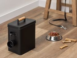 Банка для хранения универсальная Irmel, 6,2 л, с ложкой, графит