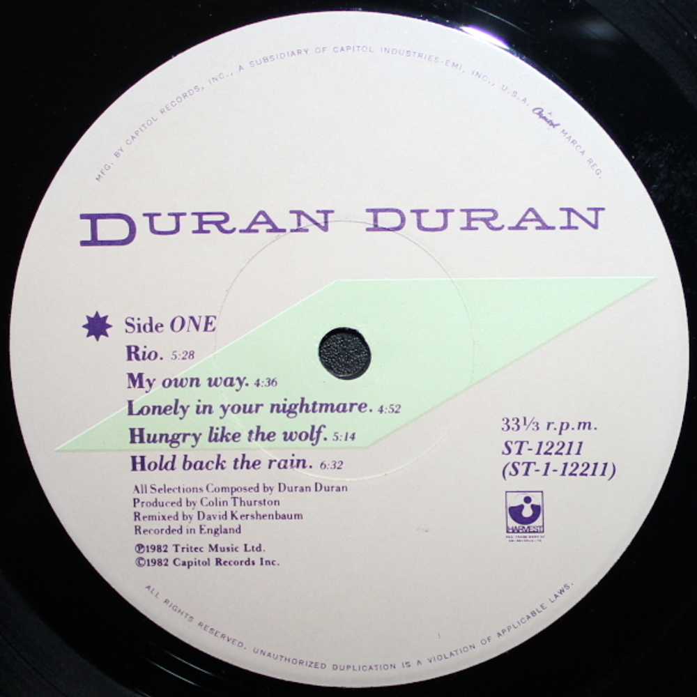 Duran Duran / Rio (LP)