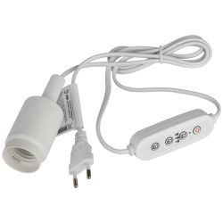 Светильник для растений ЭРА FITO-Time Holder E27 1,5 м с проводом и таймером для фитоламп с цоколем Е27