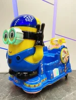 Аттракцион качалка с мультиками «Желтый человечек»