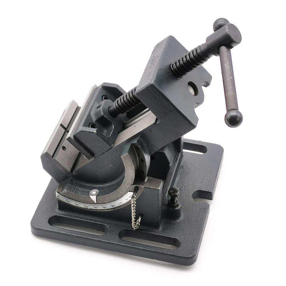 Тиски станочные BESTELLI сверлильные, наклоняемые, серия QKD