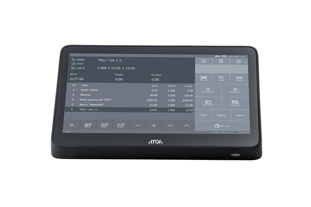 Сенсорный терминал АТОЛ Optima v7