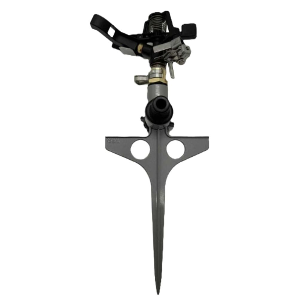 Дождеватель для полива GREEN APPLE GAP-R10 360 град импульсный вращающийся металл | Аксессуары для полива Green Apple