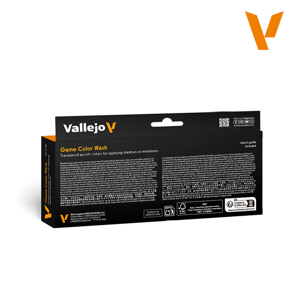 Game Color Set: Wash (8) - обновленная формула 2024