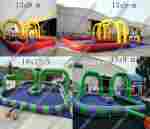 Надувной автодром «Молния», 18×15×2,5 м