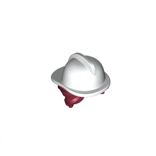 Волосы с Шлемом 3117pb02 Dark Red