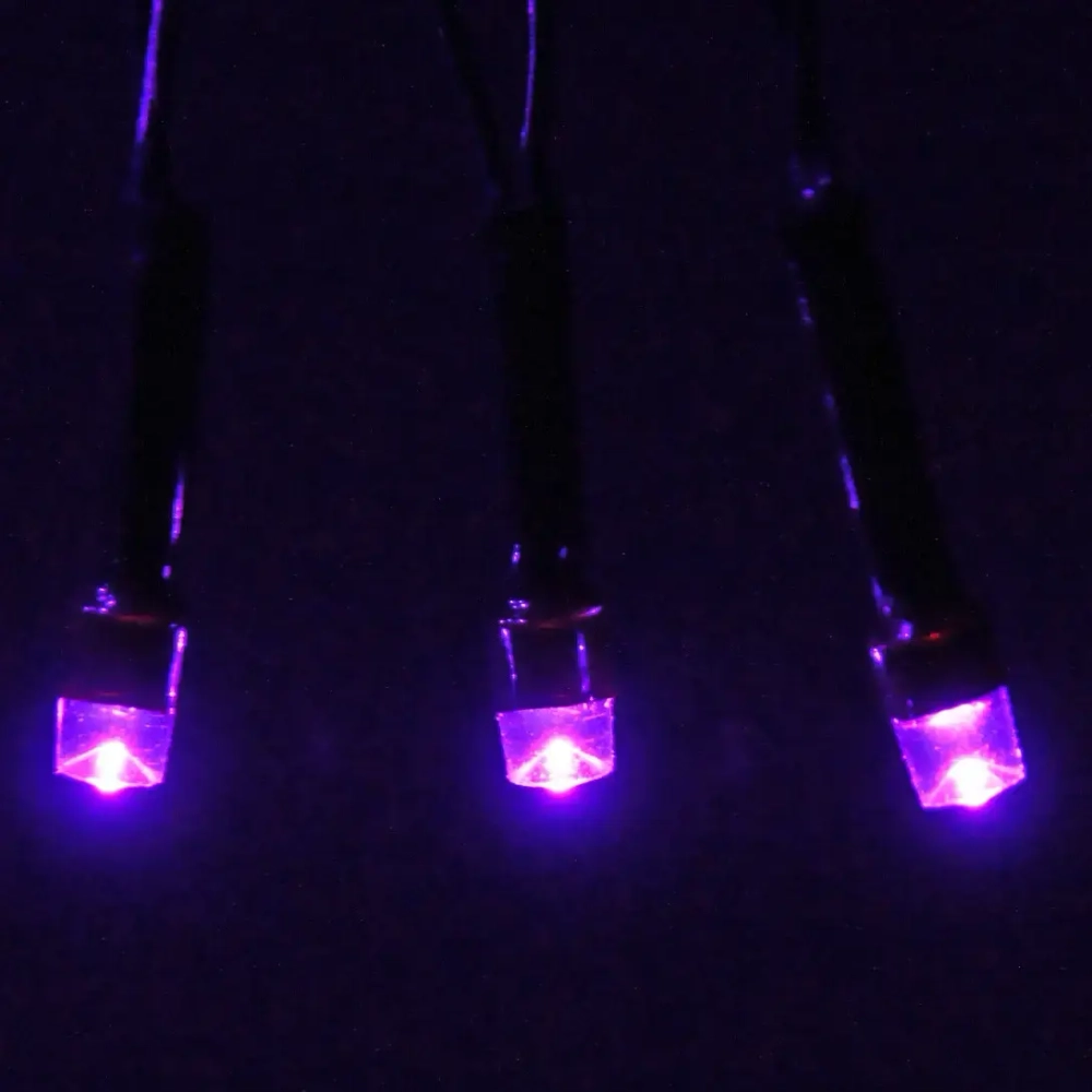 Гирлянда для дома 3,5м 36 ламп LED зелёный пров.,8 реж, IP-20, Фиолетовый