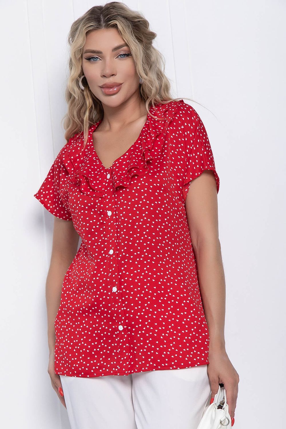 Блуза Дыхание лета (красная) Б11014 LT Collection