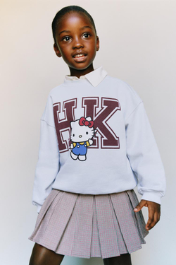 ZARA ЮБКА-ШОРТЫ В КЛЕТКУ, ГРАНАТОВЫЙ