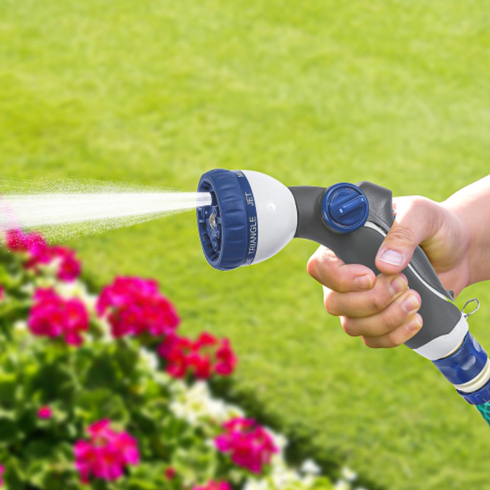 GWHM12-037 GREEN APPLE Пистолет-распылитель, пластик, 8 режимов | Аксессуары для полива Green Apple