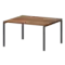 Бенч двойной на металлокаркасе СМС2-П-10К.120.Пр25  1000x1235x750 Смарт