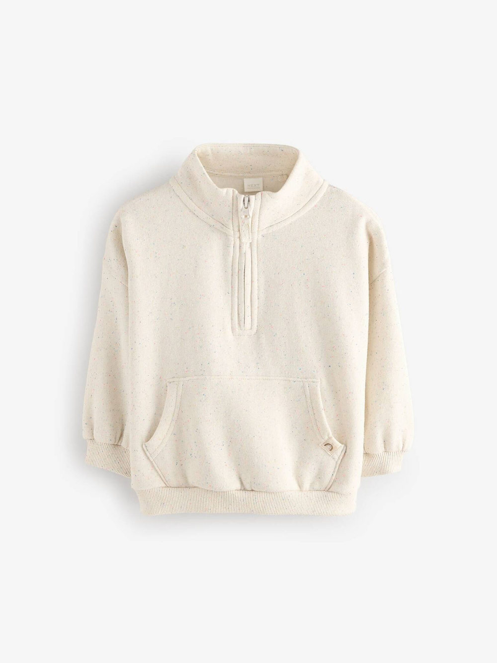 Толстовка на молнии для девочки Next E29-214, Молочный
